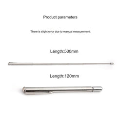 Pen-style retractable vision chart pointer, alternate view