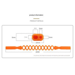 Kids silicone eyeglass retainer straps, alternate product view