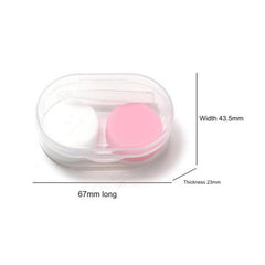 Portable contact lens cases with tweezers kit, alternate product view