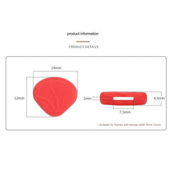 EBJDE anti-slip silicone ear grips for compatible eyeglasses and sunglasses