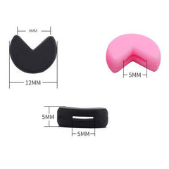 Slide-on eyeglass ear grip holders, alternate view