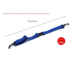 Sports eyeglass retainer straps with hooks, alternate product view