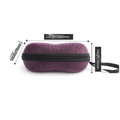 Semi-hard EVA eyeglass and sunglass case 2-pack, alternate product view