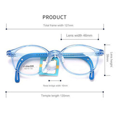 Flexible Kids Eyeglass Frames with Bendable TPE Temples | EBJDE