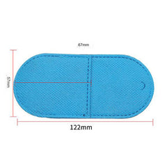 Non-adhesive eyeglass lens cover patch, alternate product view