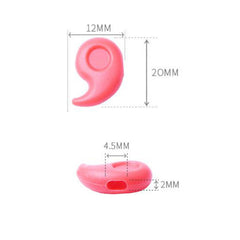 Eyeglass retainer hooks with storage box, alternate view