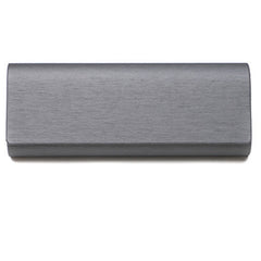 Portable magnetic eyeglass case with soft lining, interior detail