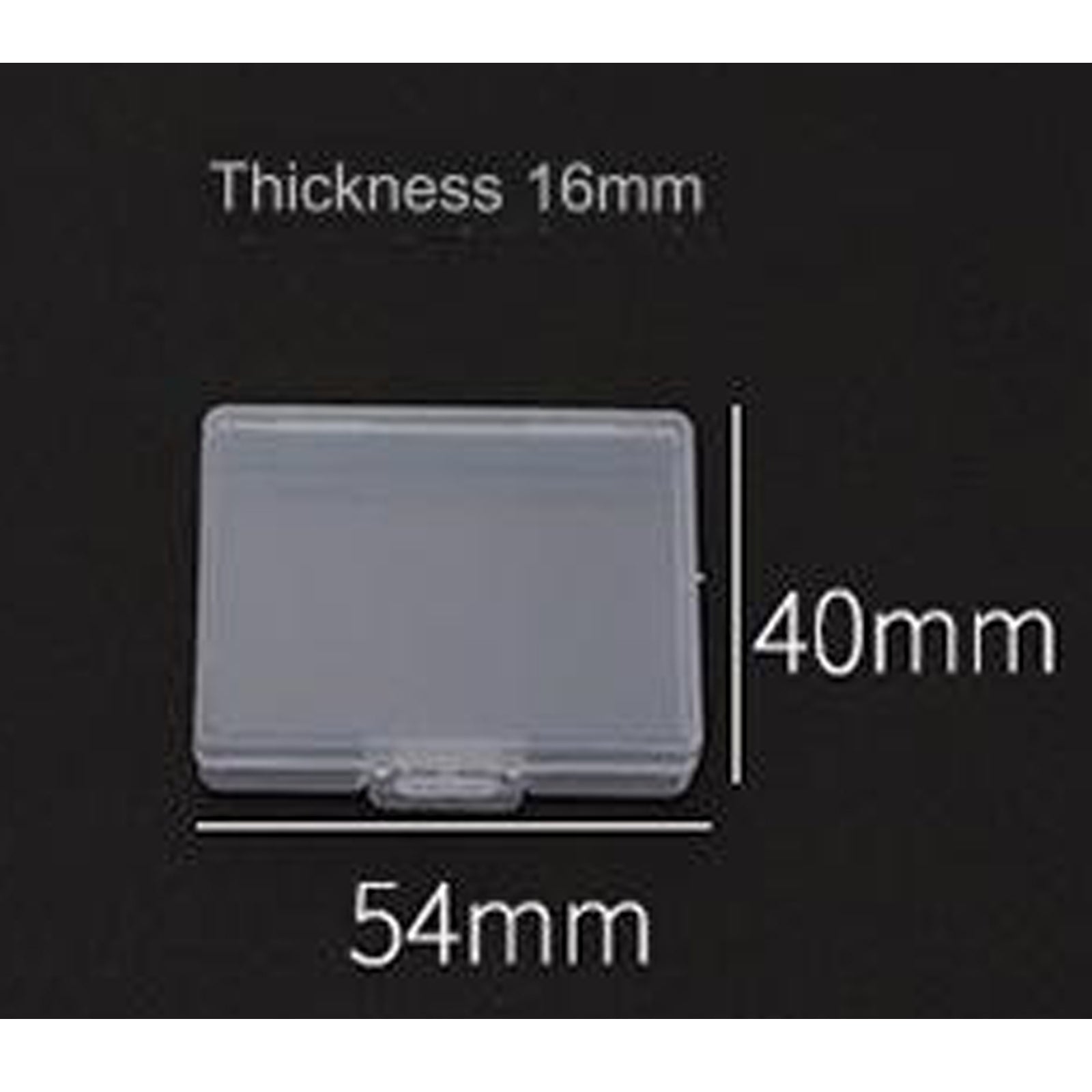 Eyeglass repair parts organizer, product detail view