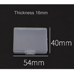 Eyeglass repair parts organizer, product detail view