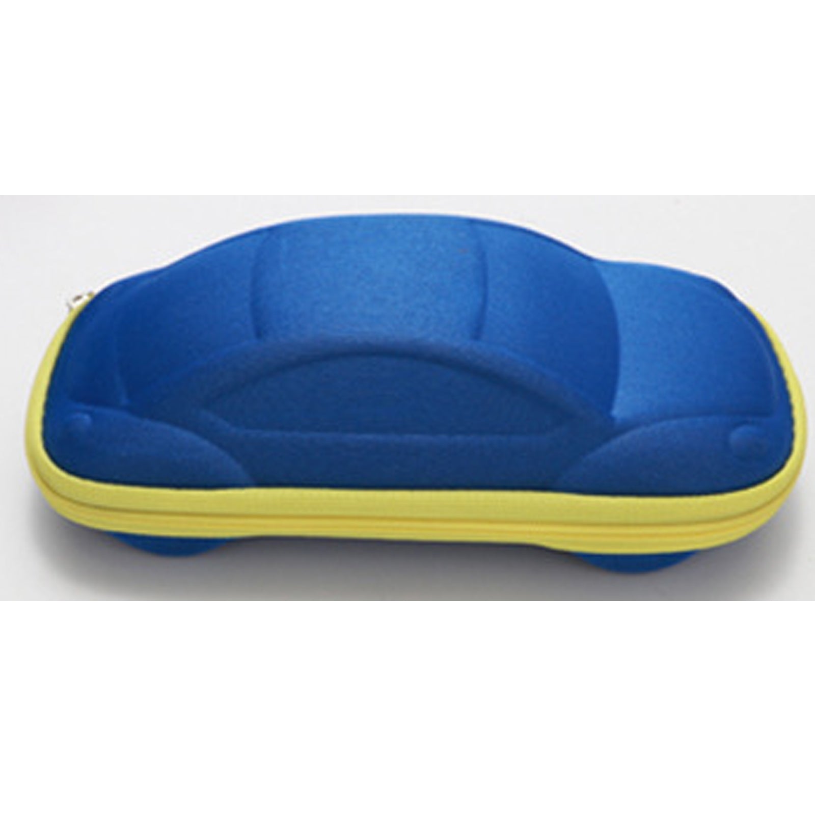 Car-shaped zipper eyewear case, alternate view