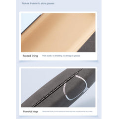 Compact hard shell eyeglass case, product detail view