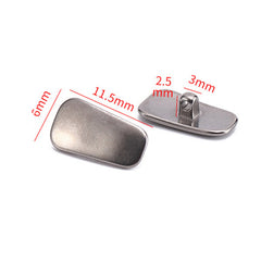 Titanium replacement nose pads, product detail view