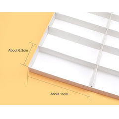 12-compartment eyewear organizer and display tray, product detail view