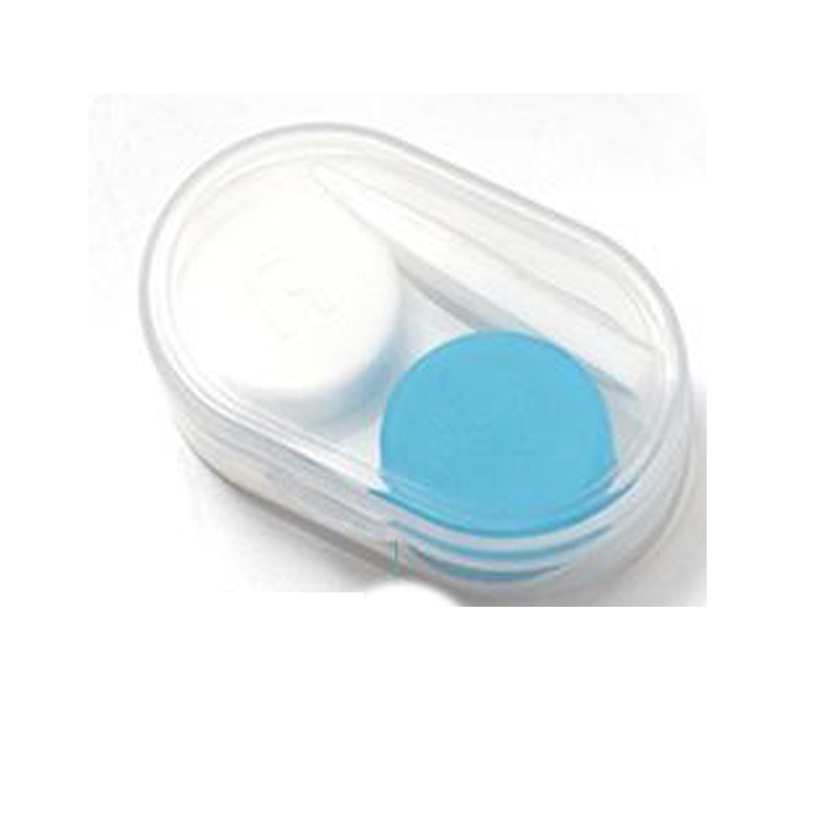 Portable contact lens cases with tweezers kit 2-pack by EBJDE