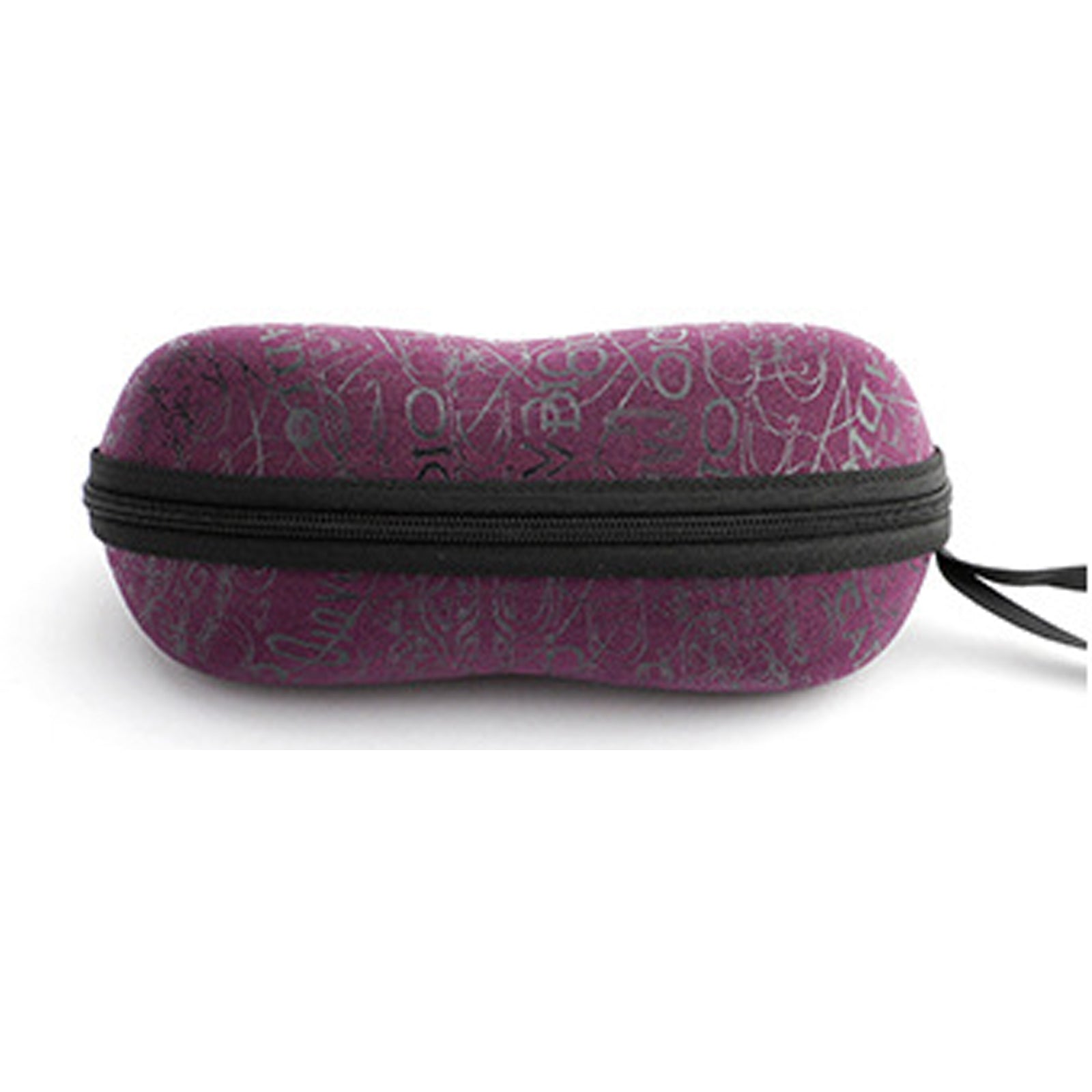 Semi-hard EVA eyewear case, interior and closure detail