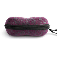Semi-hard EVA eyewear case, interior and closure detail