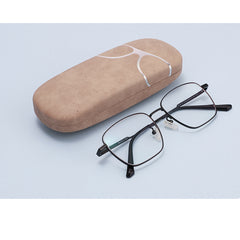 Compact Hard Shell Eyeglass Case for Reading Glasses & Sunglasses | EBJDE