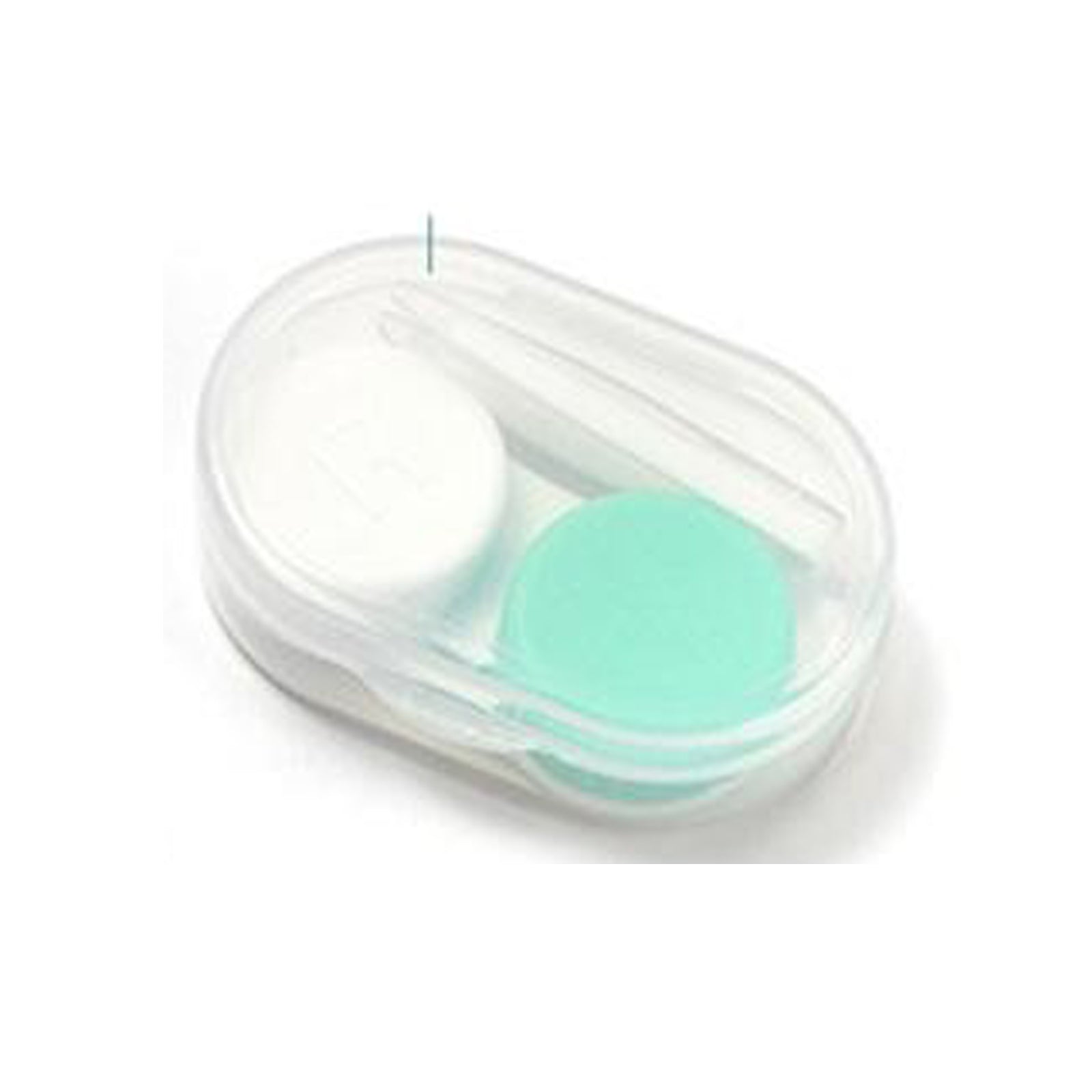 Portable contact lens cases with tweezers kit, additional product view