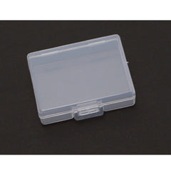 Small-parts organizer box for eyeglass screws and repair hardware, compartment detail