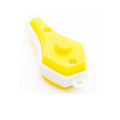 Blue-light test flashlights for compatible eyewear demonstrations