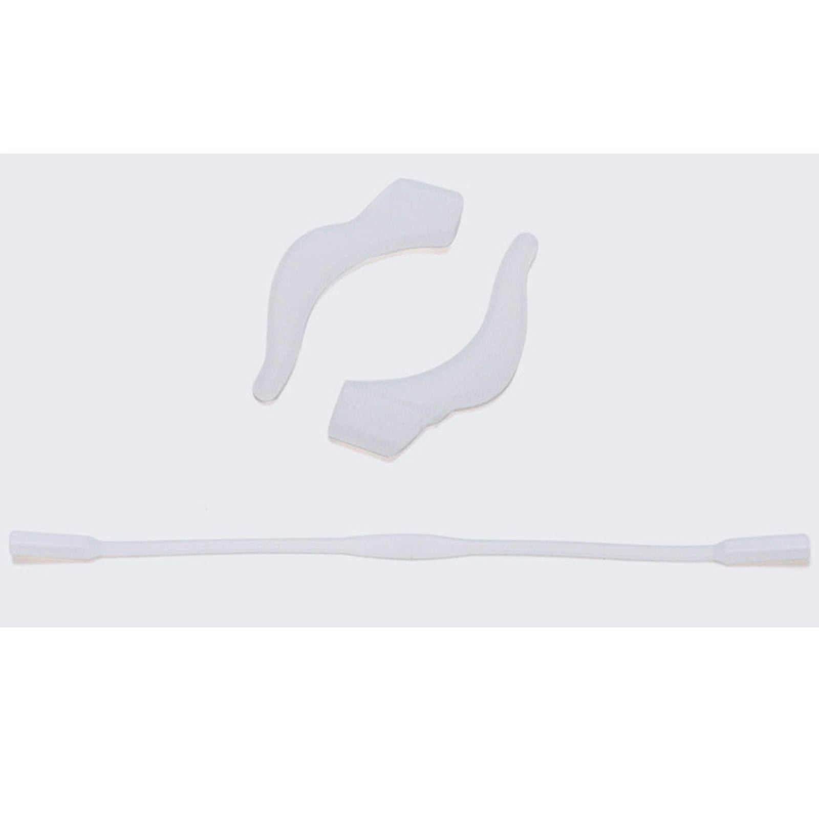 Silicone sports eyeglass strap and ear grip hook set, fit detail