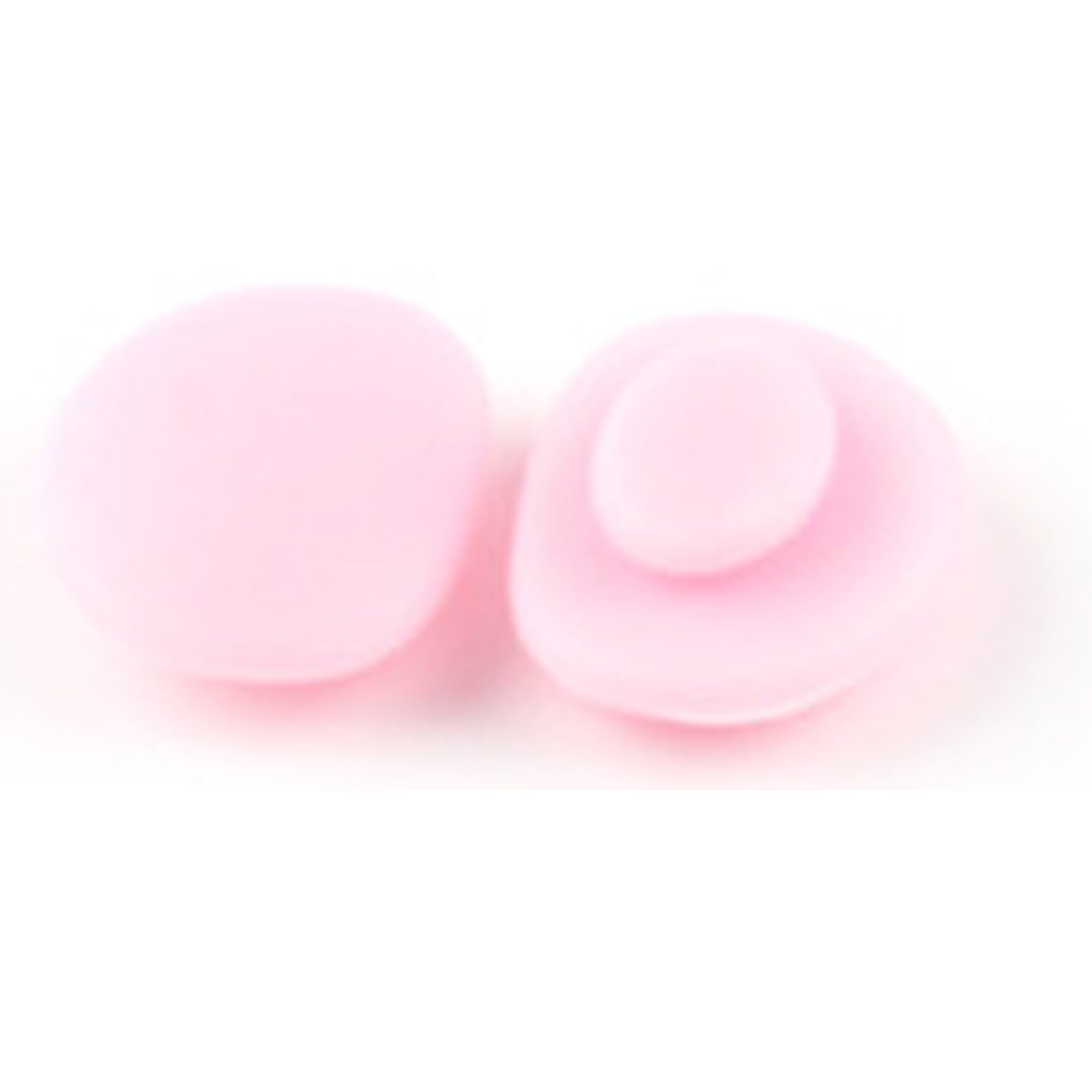 Push-in replacement nose pads for children's eyeglasses, fit detail
