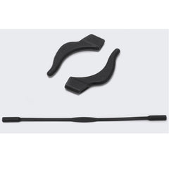 Silicone sports eyeglass strap and ear grip hook set by EBJDE