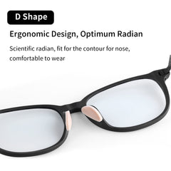 Soft foam adhesive eyeglass nose pads, product detail view