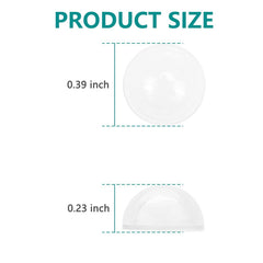 Round adhesive air-cushion silicone nose pads, product detail view