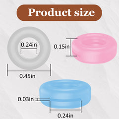 Mini silicone eyeglass ear grips, alternate view