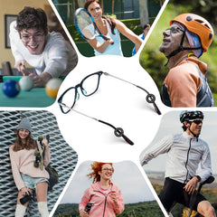 Mini silicone temple grips for compatible eyewear, product detail