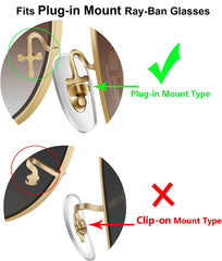 Ray-Ban compatible replacement nose pads, product detail view