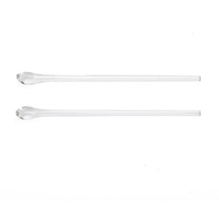 70mm plastic eyeglass temple end tips with 1.4mm opening, 3-pack by EBJDE