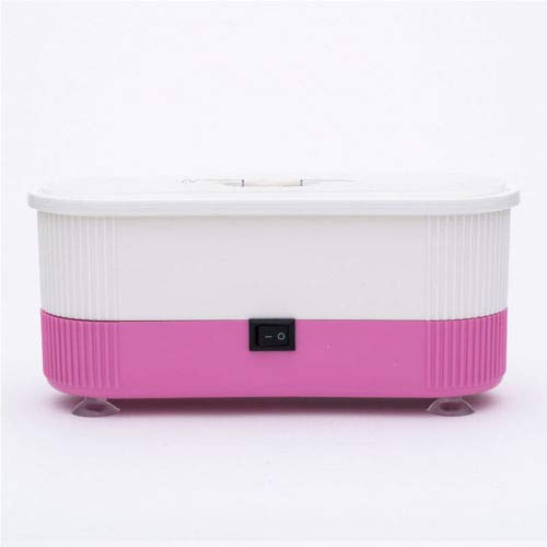 Compact ultrasonic cleaner, pink color option