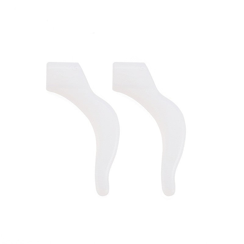 Silicone eyeglass ear hooks for 6 to 12mm wide temples, 5-pack by EBJDE