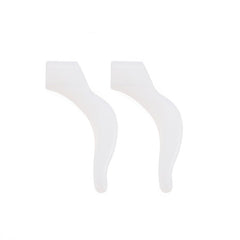 Silicone eyeglass ear hooks for 6 to 12mm wide temples, 5-pack by EBJDE