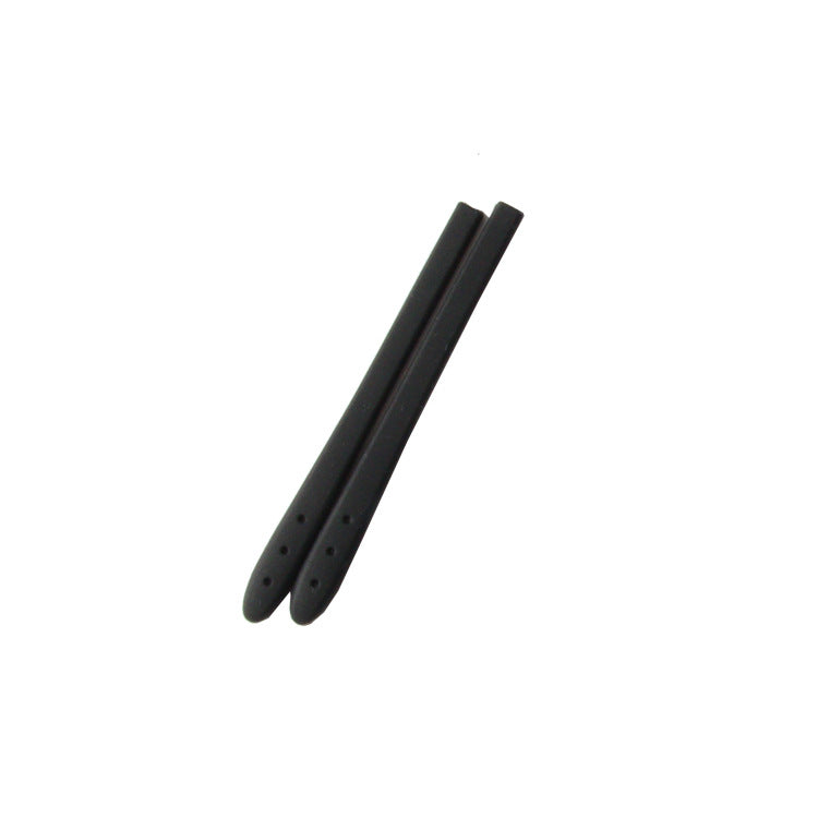 2 by 1mm silicone temple end tips for thin metal eyeglasses by EBJDE
