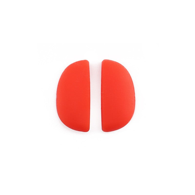 Soft rubber nose pads for sport sunglasses, profile detail