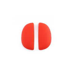 Soft rubber nose pads for sport sunglasses, profile detail