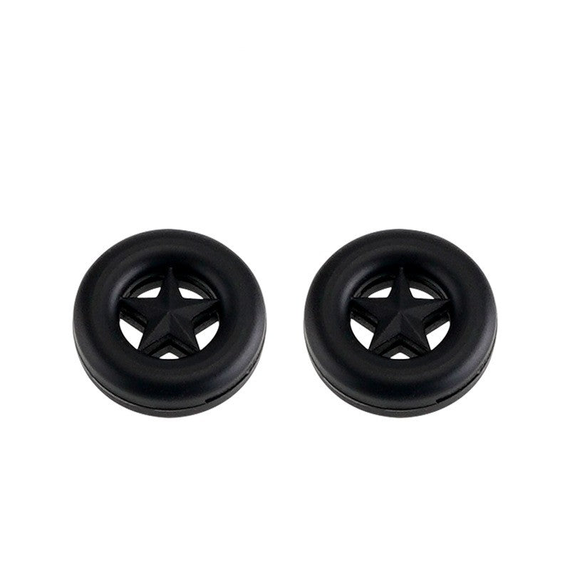 Star-design silicone eyeglass ear grips 5-pack by EBJDE