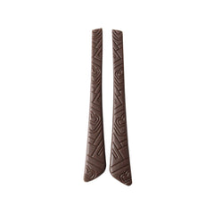 Silicone temple end tips for square-style metal cores, option view
