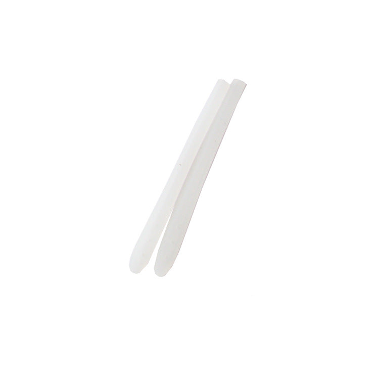 Thin metal eyeglass temple end tips, additional option view