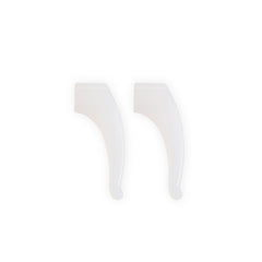 Silicone eyewear temple retainers, color option detail