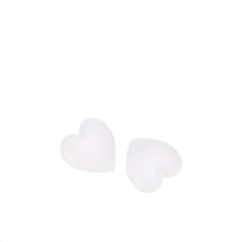 Heart-shaped eyeglass ear grips, alternate color option