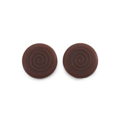 Round silicone eyeglass grips, color option detail
