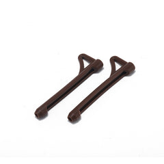 Silicone eyeglass temple sleeves with curved hook, additional product view