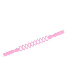 Soft silicone kids glasses straps, connector detail