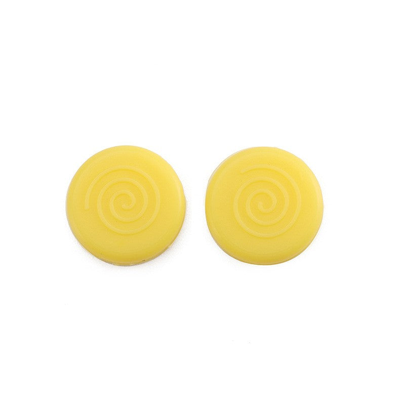 Mini round eyeglass temple grips, alternate color option