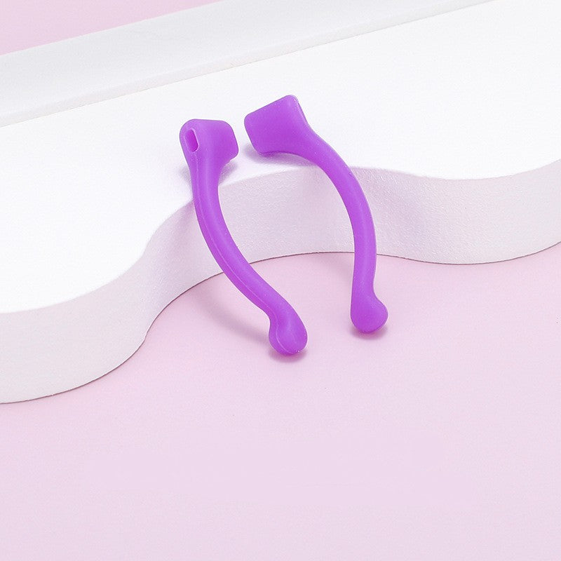Anti-slip sports eyeglass retainer grips, additional view