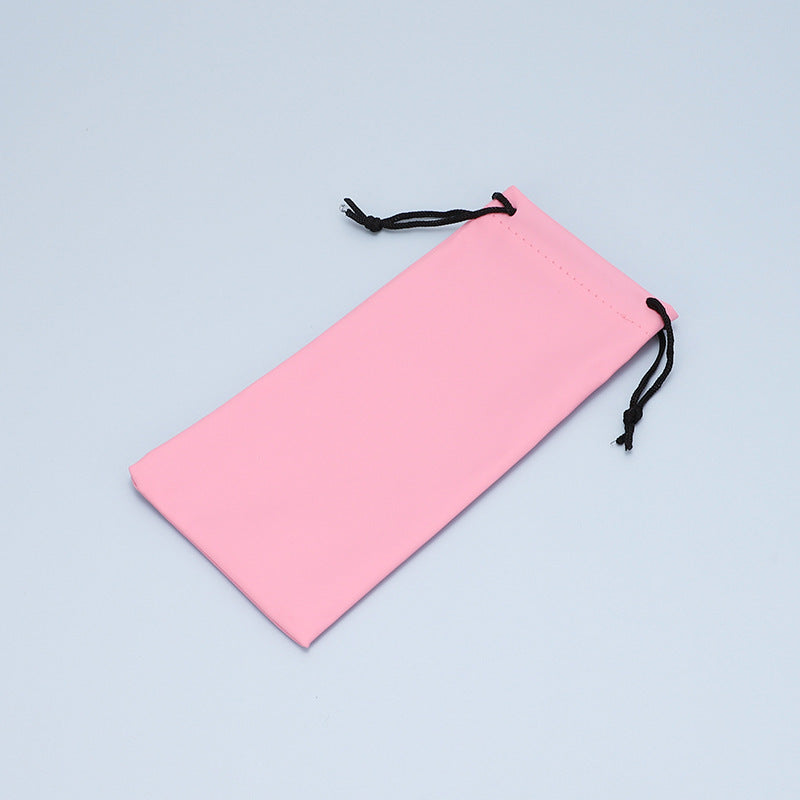 Drawstring eyeglass pouch, additional product option